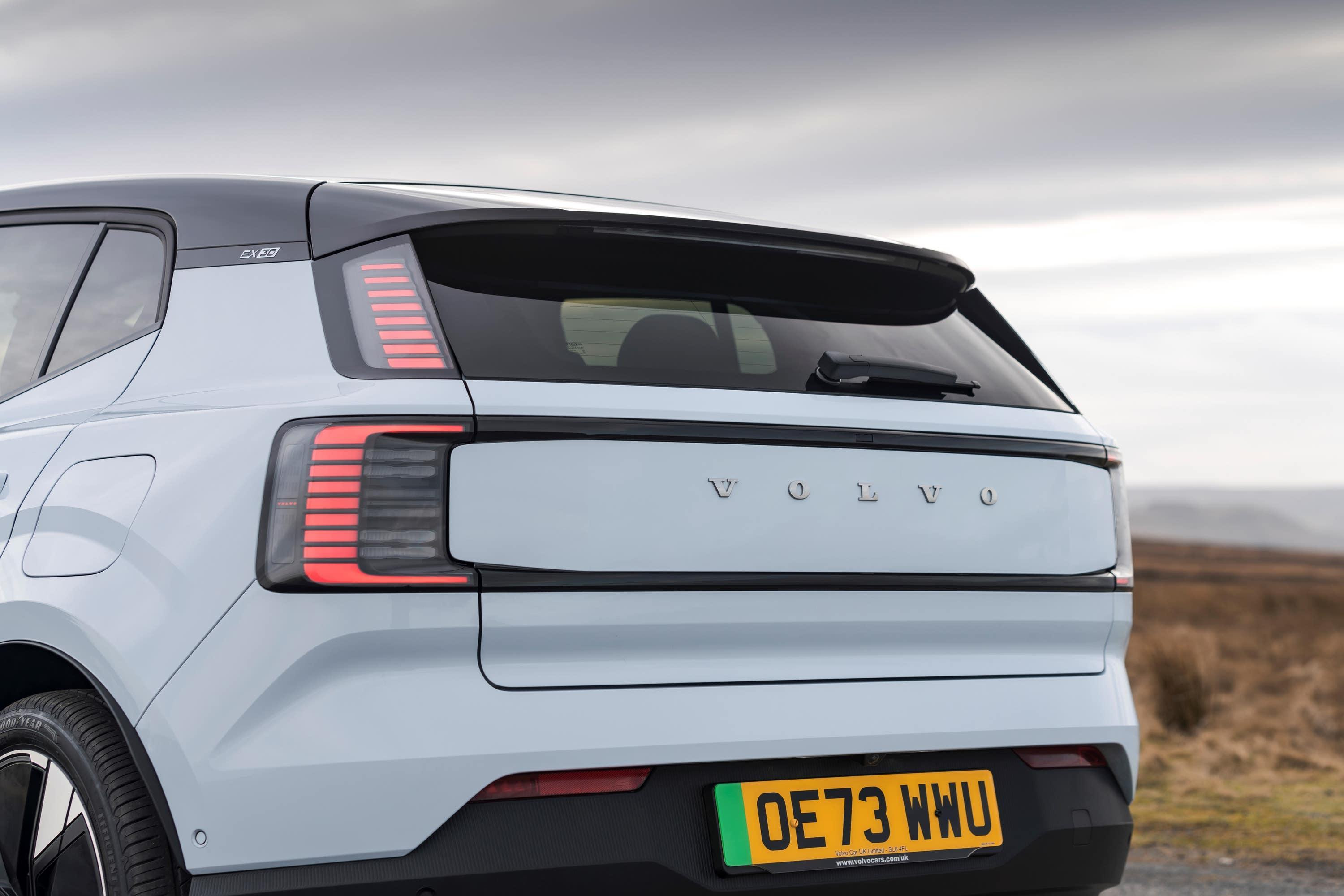 Volvo EX30 rear lights