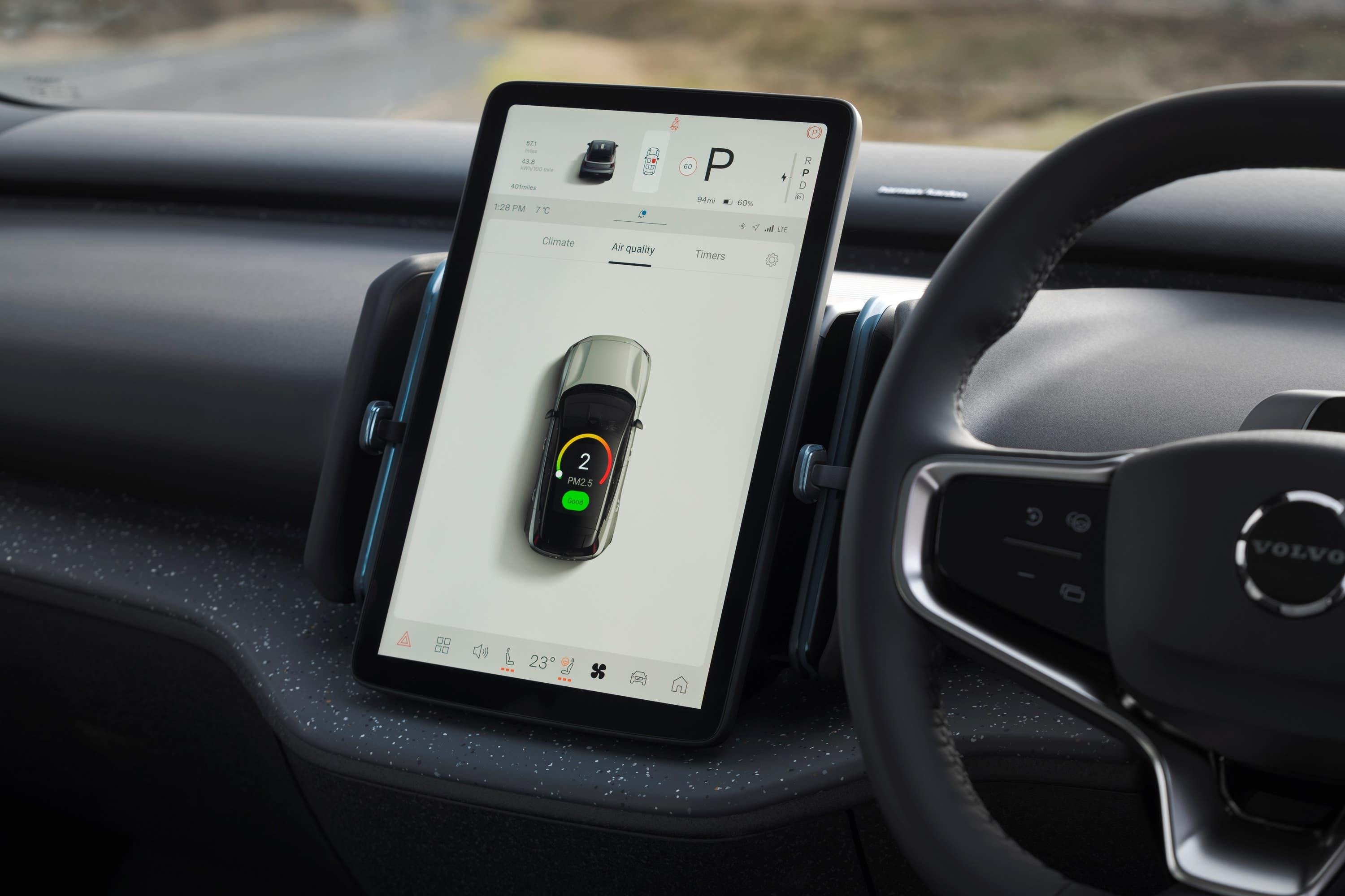 Volvo EX30 dashboard