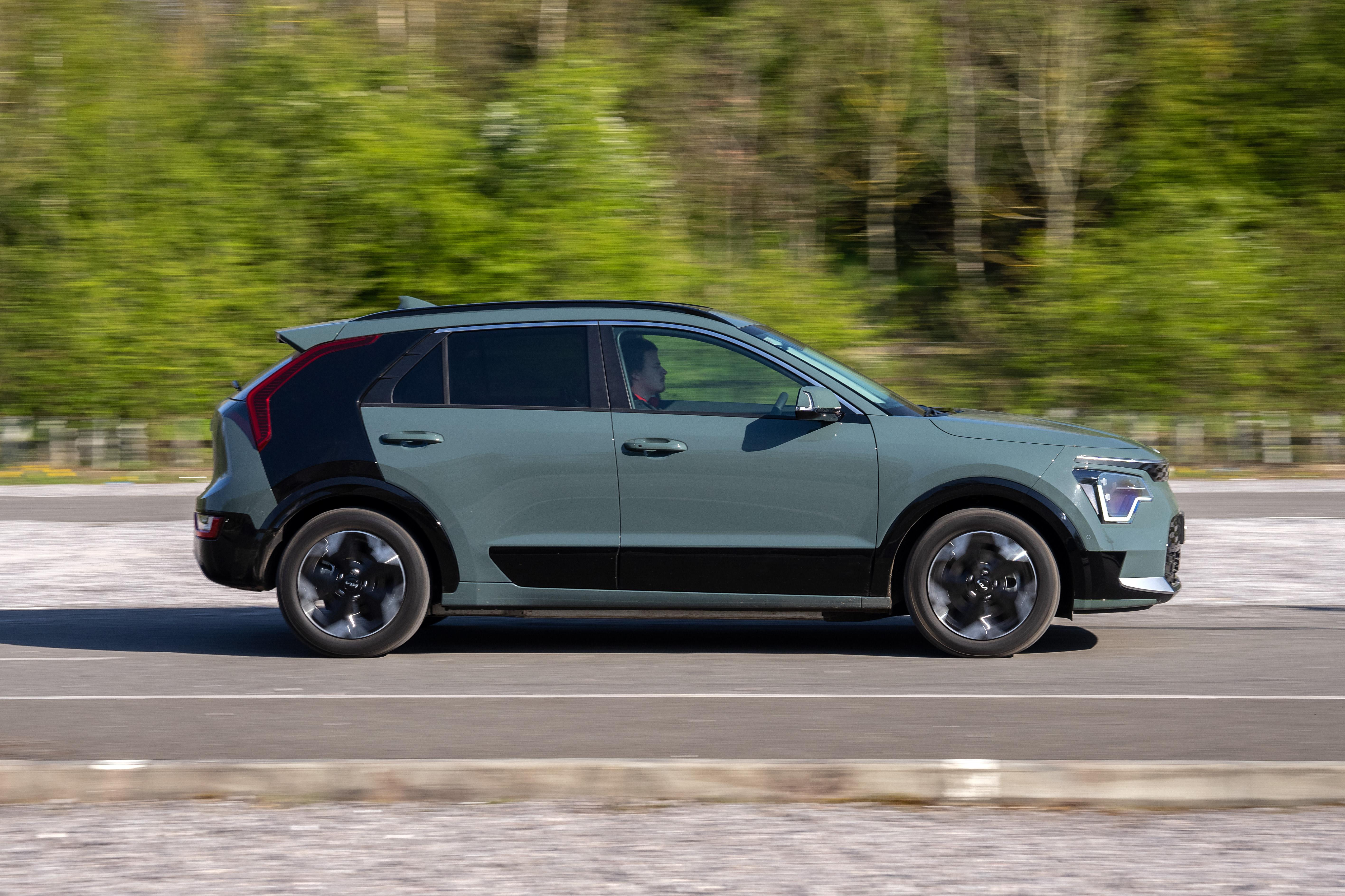 Electric Kia Niro driving