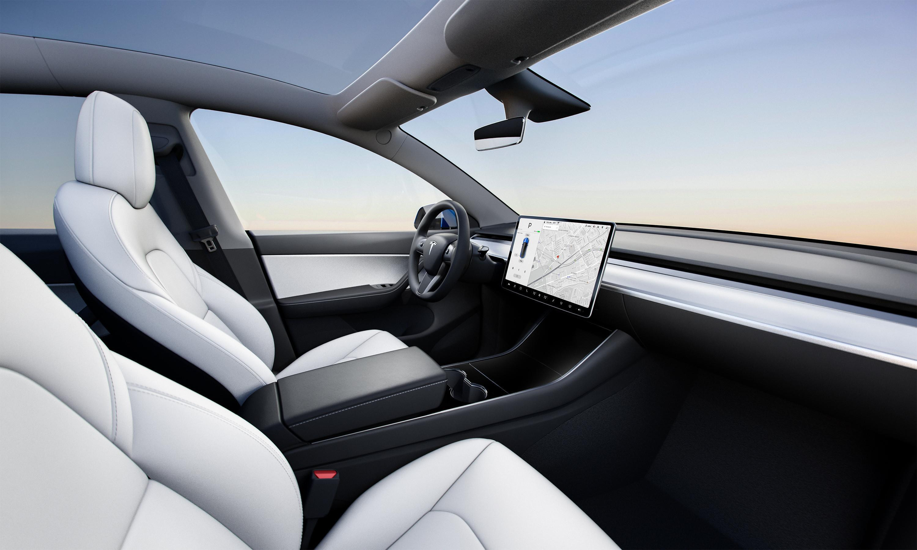 Tesla model y interior