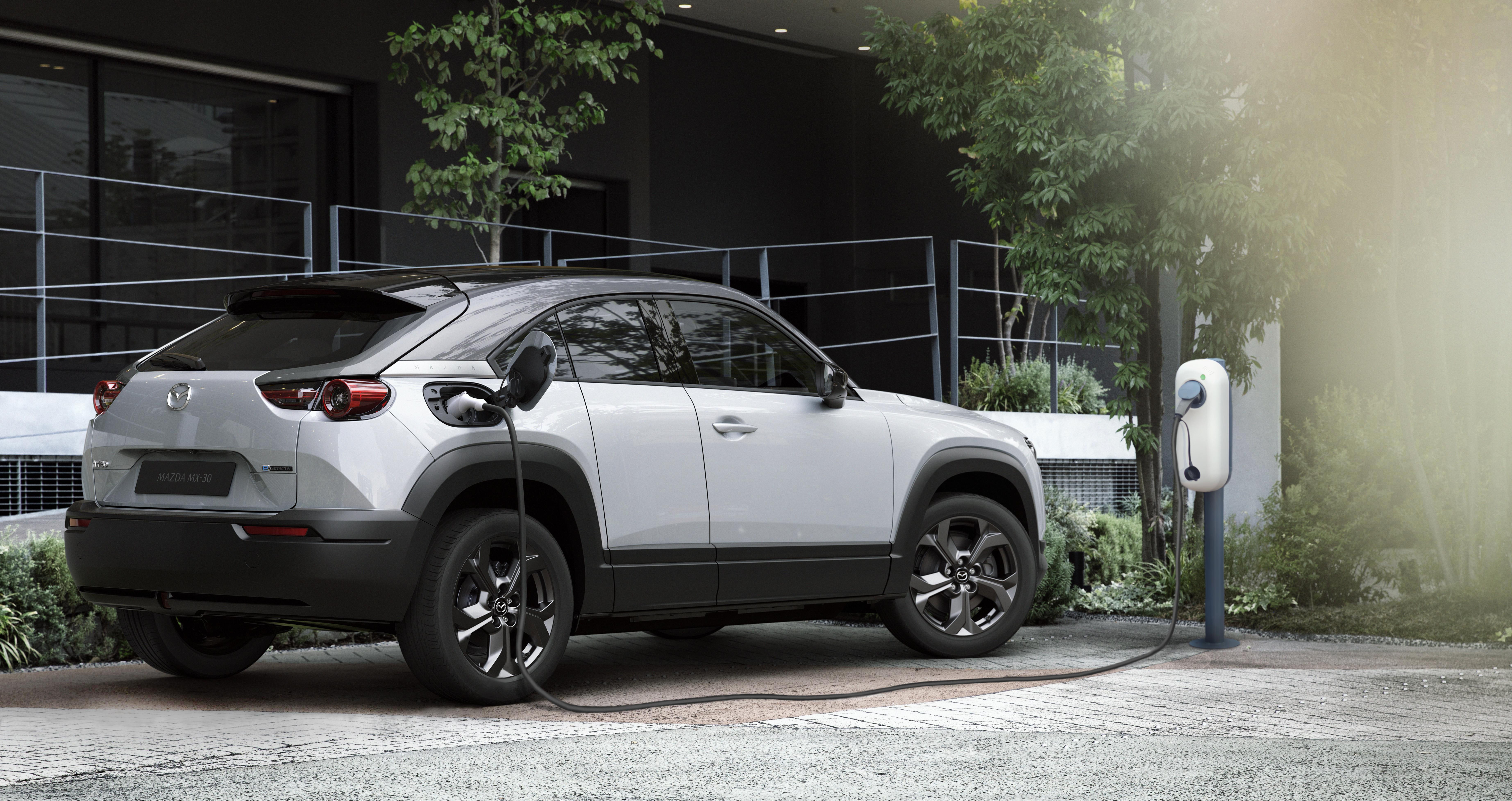 Mazda electric car charging