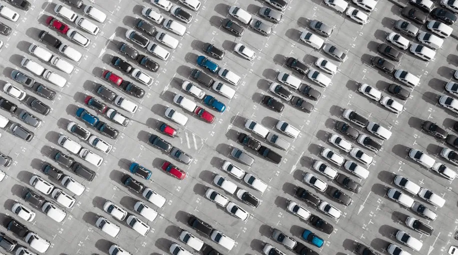 cars parked