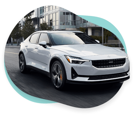 Electric car driving